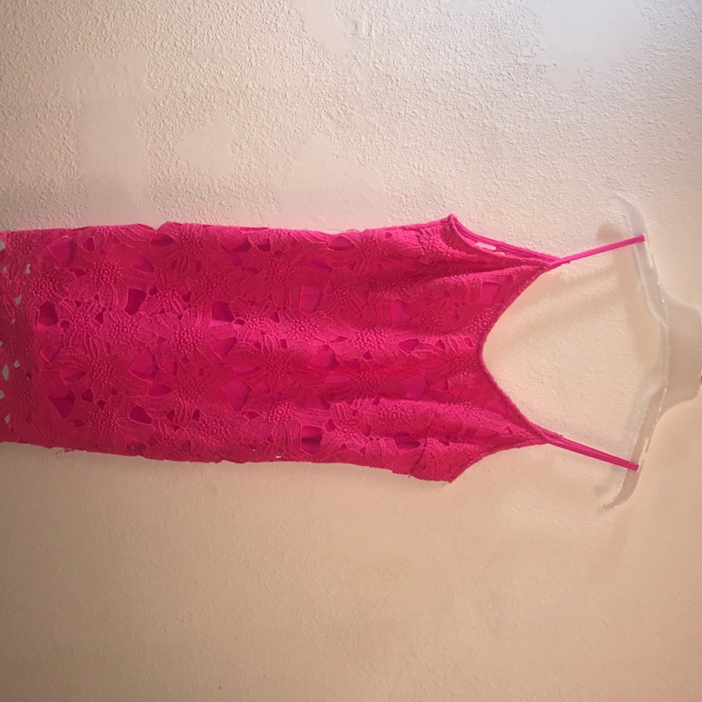Tea & cup hot pink dress never worn